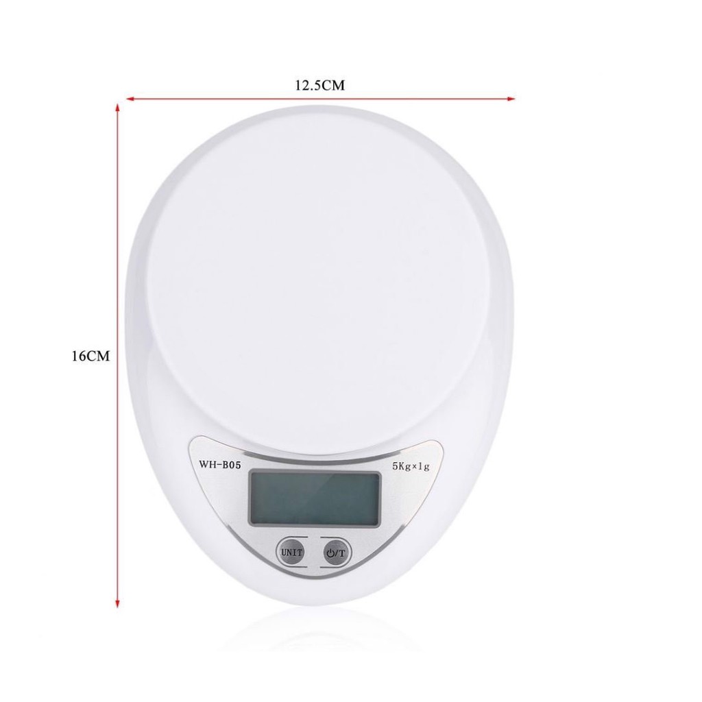 [FREESHIP] Cân Điện Tử Nhà Bếp Mini Electronic Kitchen Scale 5Kg.