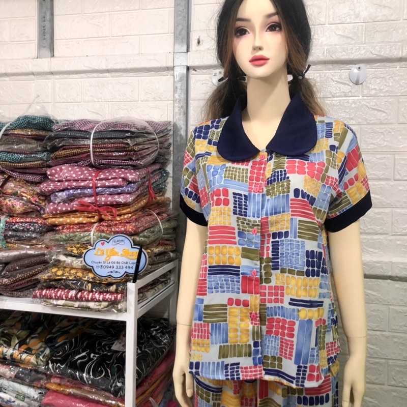 Bộ pizama nữ lửng mặc nhà chất cực đẹp 48kg đến 65kg, bộ mặc ngủ nữ pizama được chọn màu, đồ bộ pizama nữ dễ thương | BigBuy360 - bigbuy360.vn