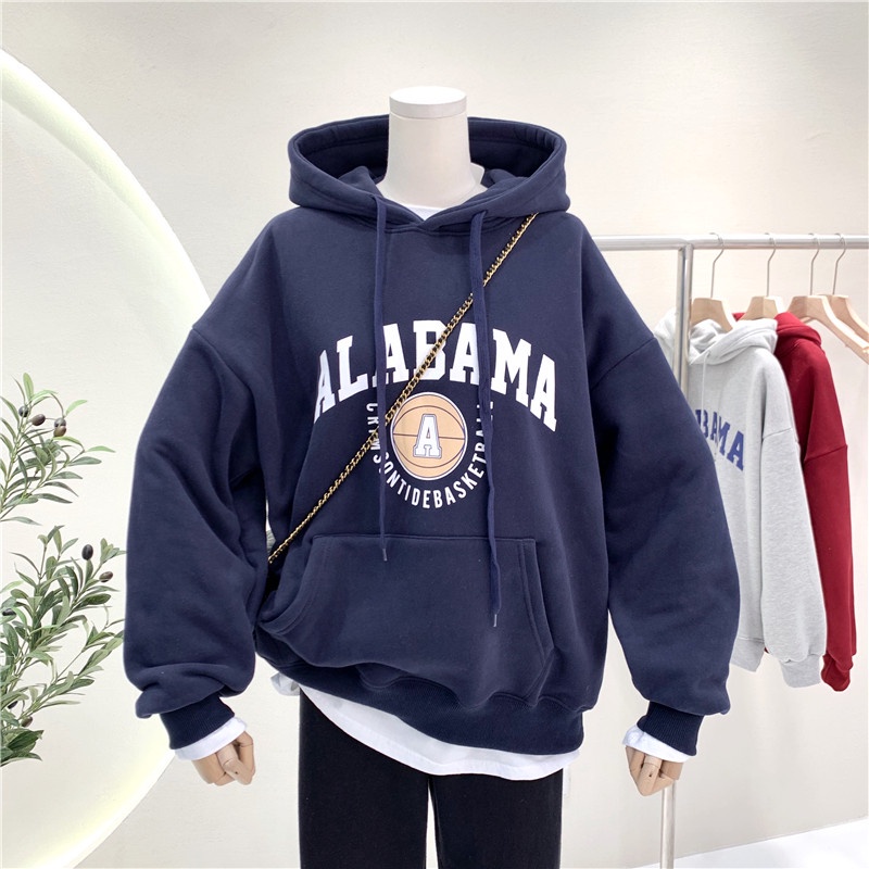 NRVP Áo Hoodie Dáng Rộng Thời Trang Hàn Quốc 2022 Dành Cho Nữ