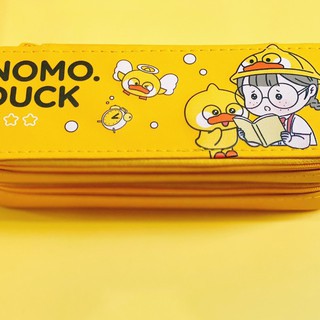 [Mã LIFEBOOK1 giảm 30K đơn 150K] Hộp Đựng Bút Hai Ngăn Vịt Vàng Vũ Trụ Và Mai Nomo Duck Dung Tích Lớn MaiHe