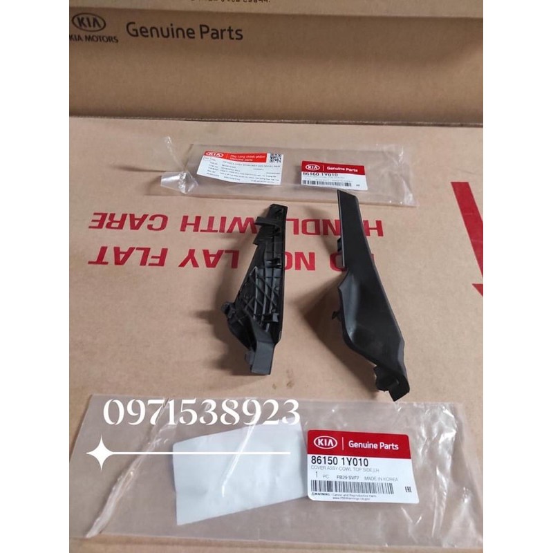 Ốp nhựa chân kính chắn gió trái & phải kia picanto morning xịn chính hãng 861501y010 861601y010