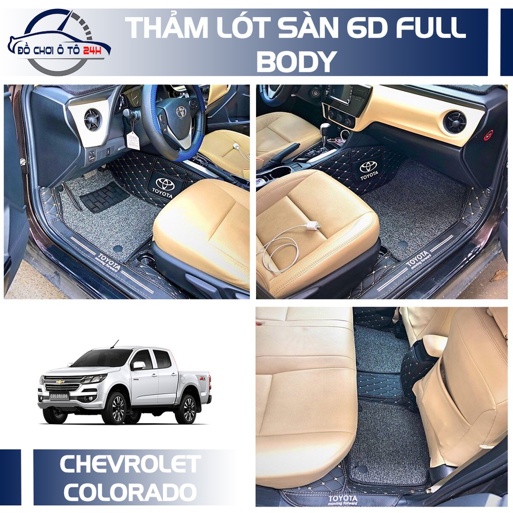 Thảm lót sàn ô tô 6D FULL BODY Chevrolet Colorado