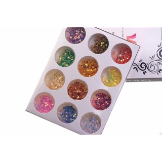 Set kim tuyến sao đủ màu trang trí móng tay chân , makeup mã 453670