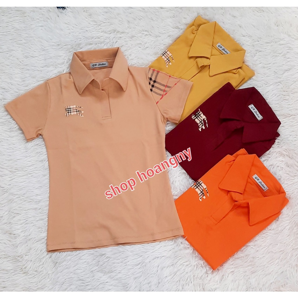 ÁO THUN BORIP CO GIÃN 4 CHIỀU CỔ POLO NỮ - ÁO THUN BODY NỮ HN003