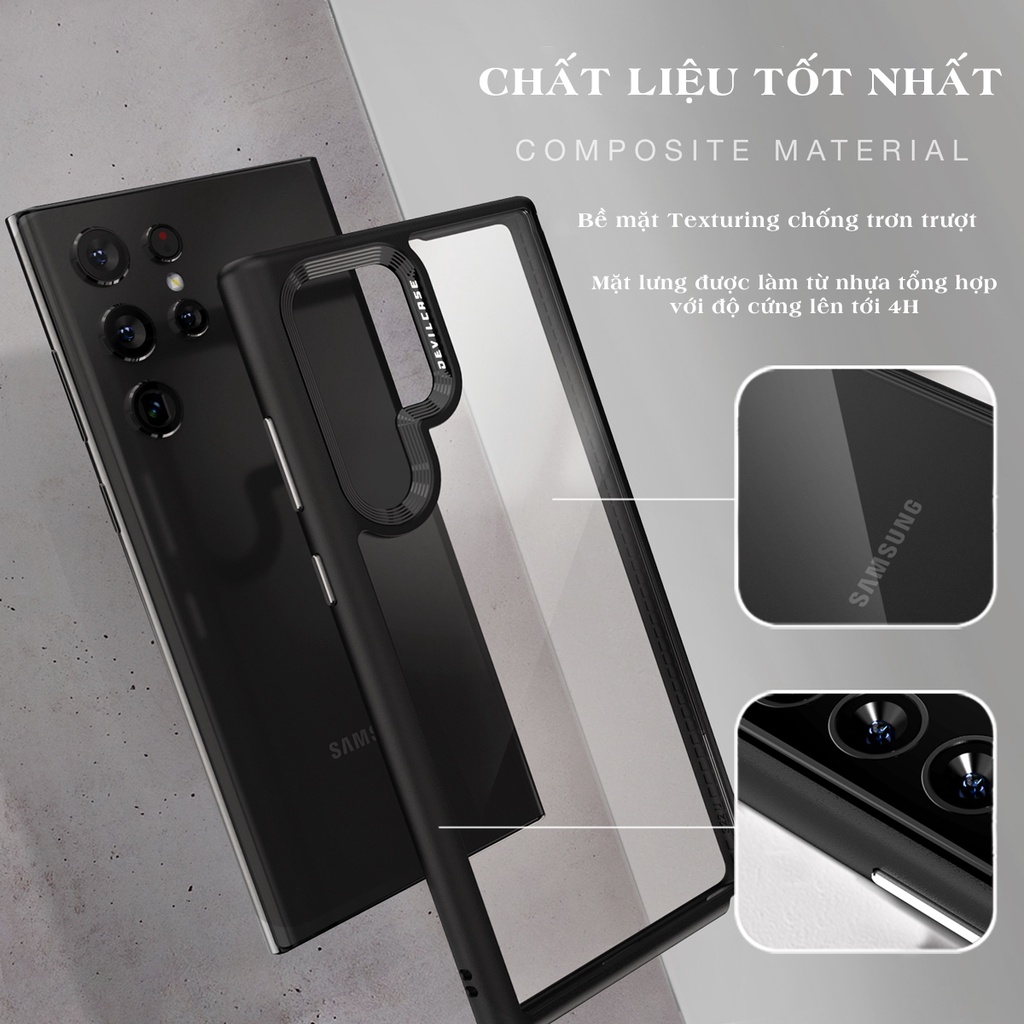 Ốp điện thoại DEVILCASE of Samsung Galaxy S22 / S22 Ultra 5G / S22 Plus 5G- Hàng cao cấp chính hãng