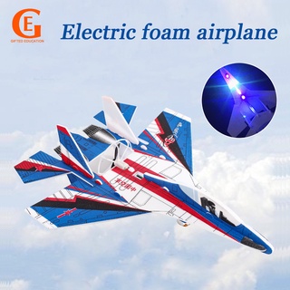Máy Bay Xốp Điện SU-27 Fighter USB Sạc Tay Ném Mô Hình Đồ Chơi Ngoài Trời Không Cần Điều Khiển Từ Xa