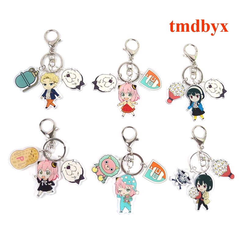 Móc Khóa Nhựa Acrylic Hình Nhân Vật Yor Loid Anya Yor Trong Phim SPY×FAMILY