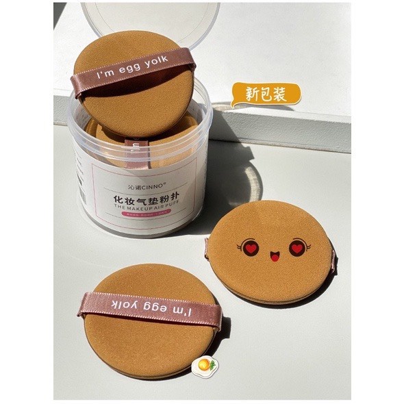 Bông đánh phấn trang điểm - Bông đánh nền tiện dụng nhà Tei