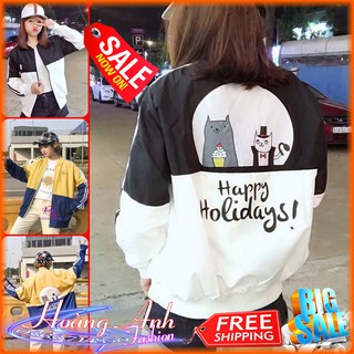 Freeship_ áo khoác dù m18 holidays