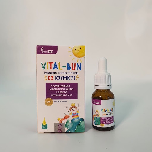 Vital Bun D3 K2 - Tăng cường hấp thu canxi tối đa giúp xương răng chắc khỏe