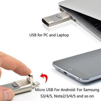 Usb 3 Trong 1 Otg Dung Lượng 512Gb Cho Iphone Ipad Udisk