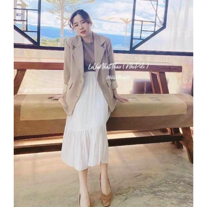 [Ảnh thật/Video] Áo vest blazer 2 lớp siêu hot happyfun | BigBuy360 - bigbuy360.vn