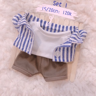 [Ord] Set 3 món sơmi kẻ