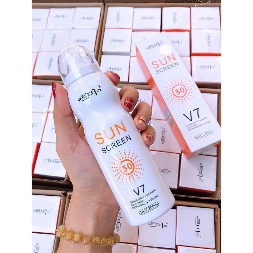 ✔️Kem chống nắng V7 SUN SCREEN SPF 50 PA+++