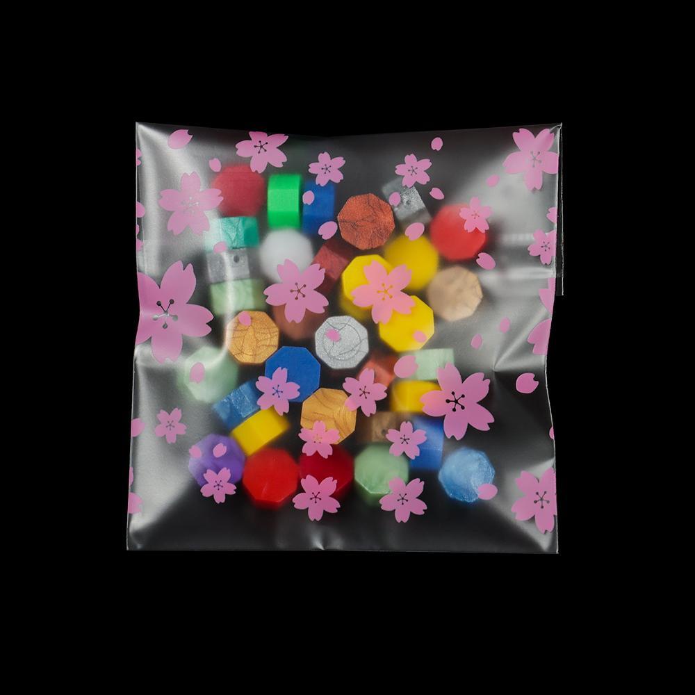 CHOOKEY 100 Túi Nhựa Đựng Quà Giáng Sinh Tự Dính