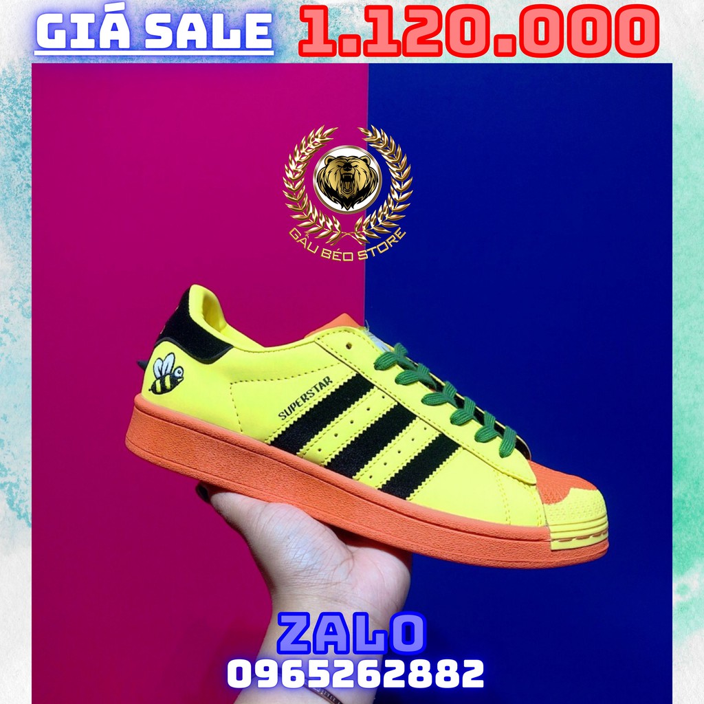 Giày Outlet Sneaker _Melting Sadness x Adidas Originals Superstar" MSP: PHONG CÁCH ORDER + FREESHIP ➡️ gaubeostore.shop