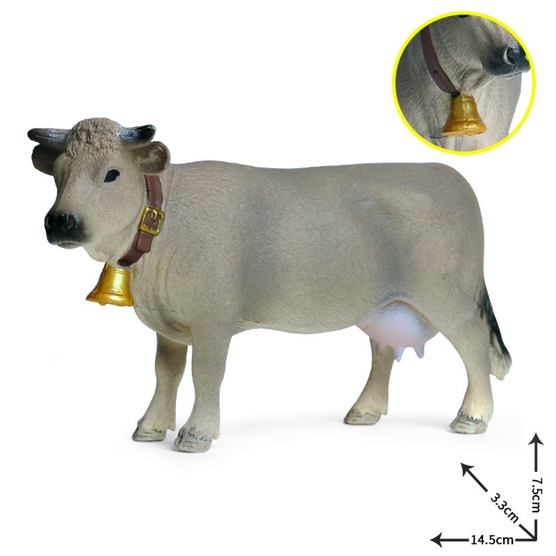 Mô Hình Đồ Chơi Hình Bò Trâu Trang Trí Giáo Dục Cho Bé