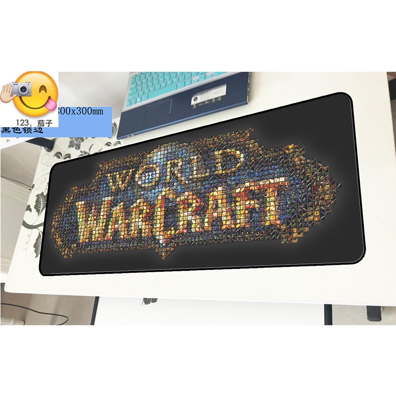 Tấm Lót Chuột Và Bàn Phím Khổ Lớn 80x30 Họa Tiết Game World Of Warcraft