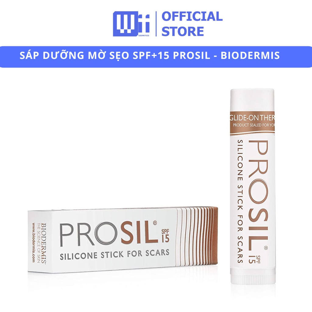 KEM SẸO PROSIL - SÁP DƯỠNG SẸO, GIẢM THÂM + CHỐNG NẮNG SPF15+ - CHÍNH HÃNG BIODERMIS USA