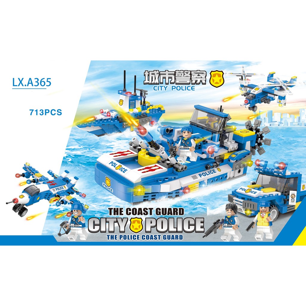 Bộ ghép hình tàu cảnh sát biển LX. A365