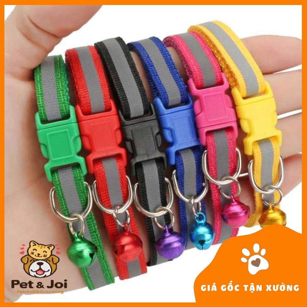 Vòng cổ phản quang siêu kute 1.0cm cho chó mèo