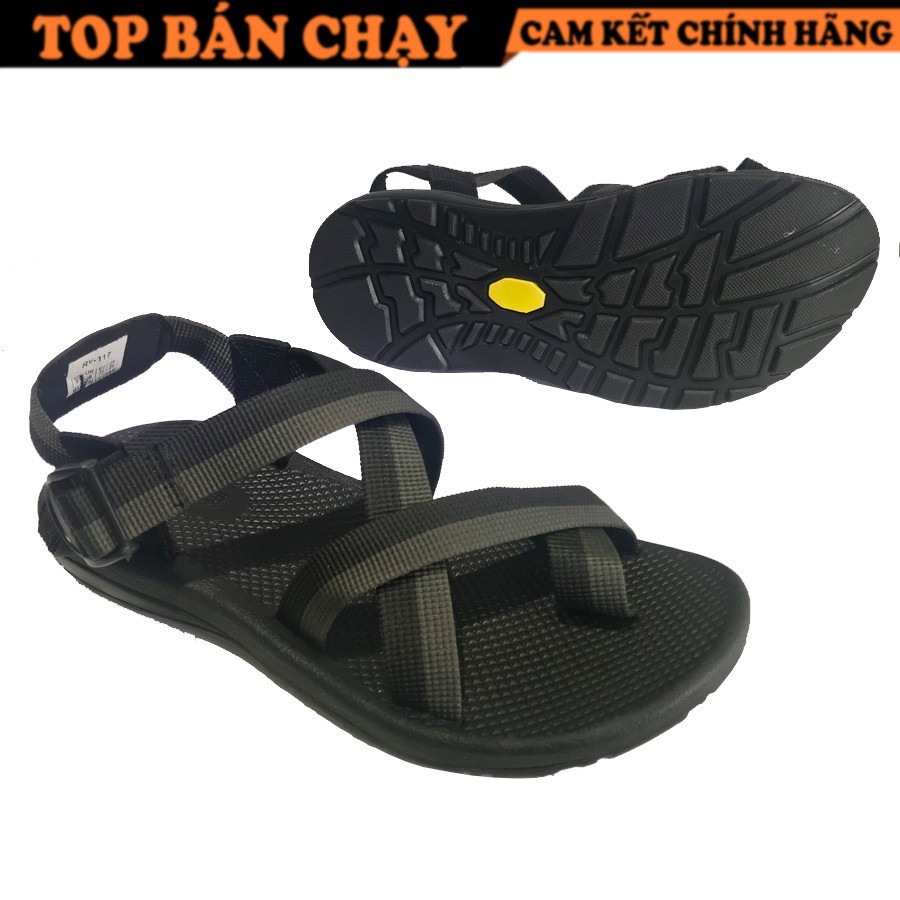 Giày dép sandal couple nam nữ quai chéo xỏ ngón có quai hậu cố định cho cặp đôi mang đi biển du lịch đi học ZR117BG
