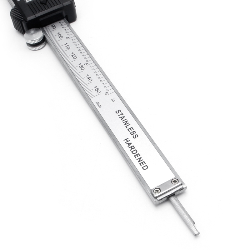 Thước đo caliper bằng thép carbon tích hợp màn hình kỹ thuật số lớn cỡ 150mm 6&quot;