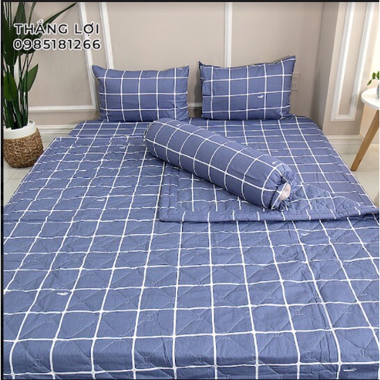 Drap Cotton 100% Thắng Lợi chính hãng Mẫu C15 IN LOGO THẮNG LỢI vệ sinh dễ dàng.