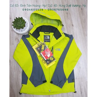 Áo chống nước the north face vnxk ( màu xanh chuối)