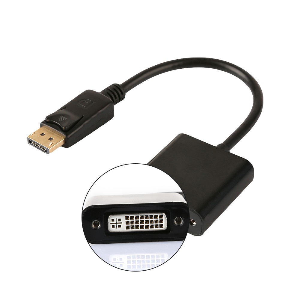 Dây Cáp Chuyển Đổi Dp Sang Dvi 1080p Độ Phân Giải Cao Cho Laptop