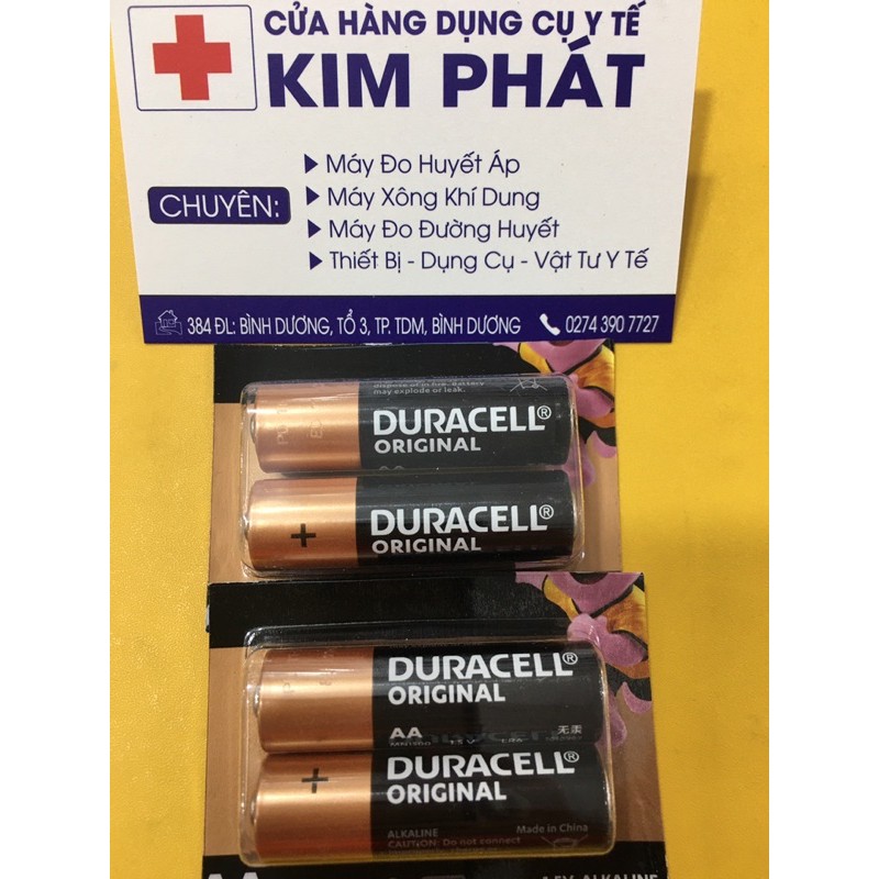 Pin AA Duracell vĩ 2 viên