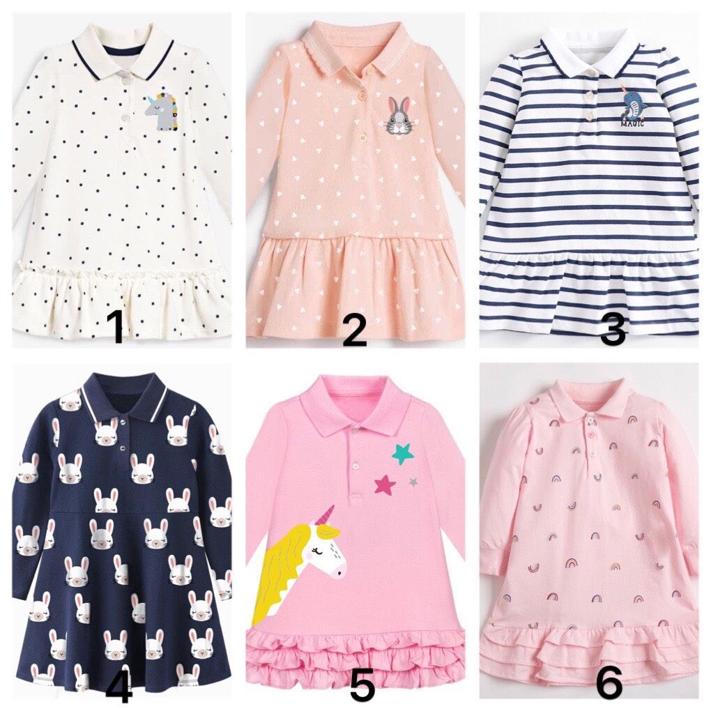❤️Váy cotton Little Maven cho bé gái 2-7 tuổi