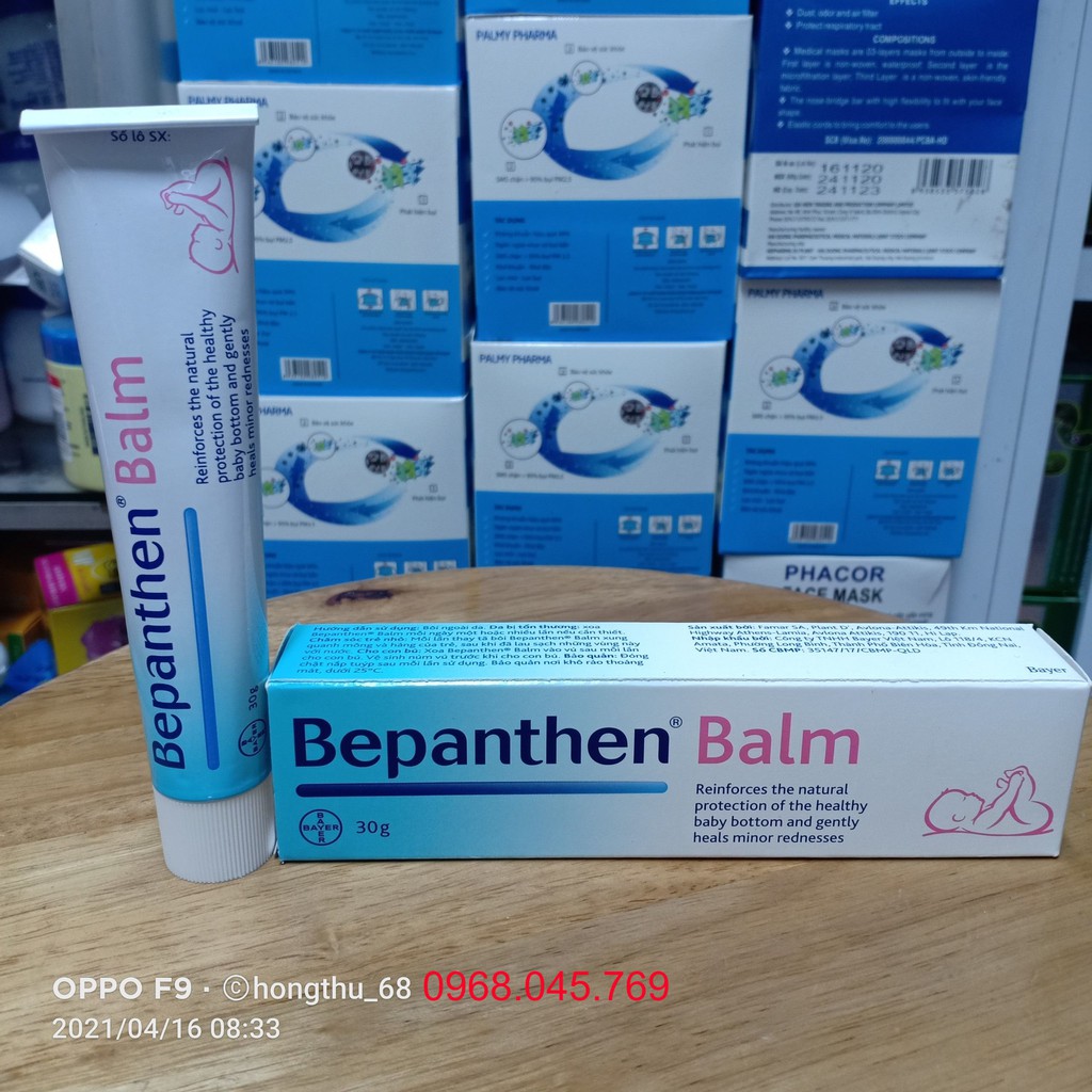 Bepanthen Balm 30g chăm sóc và nhẹ nhàng làm lành vết hăm đỏ