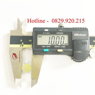nam châm đất hiếm kích thước phi 10mm dày 1mm
