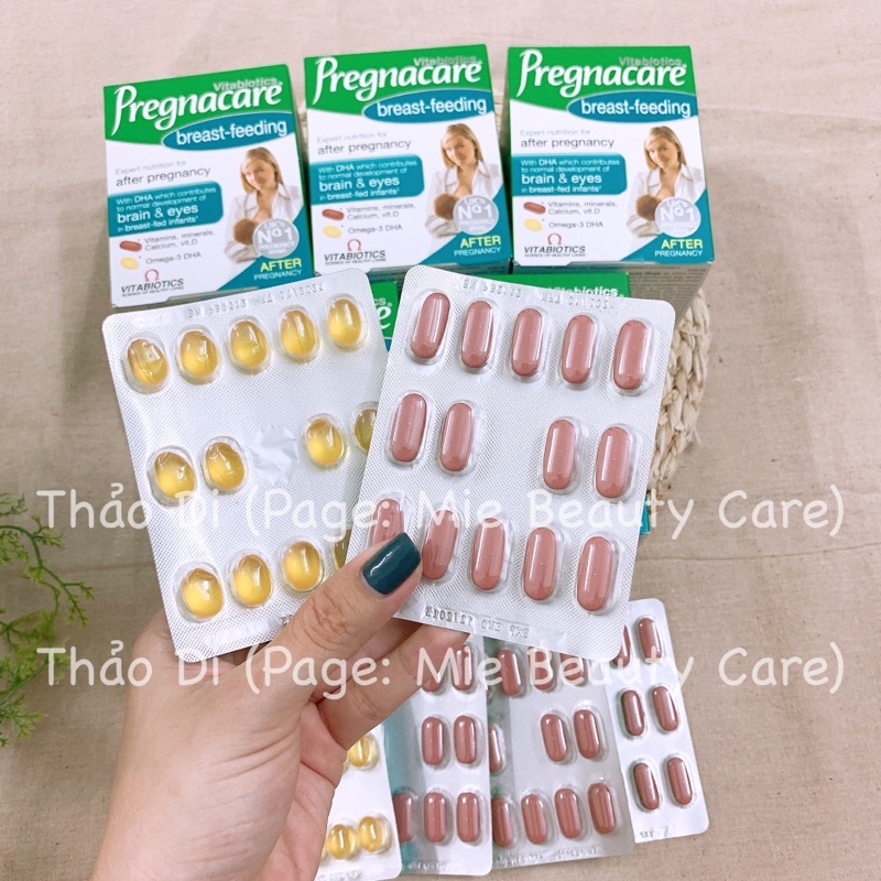 Vitamin tổng hợp Pregnacare Breastfeeding, Anh  giúp lợi sữa và tăng cường đề kháng cho mẹ cho con bú sau sinh