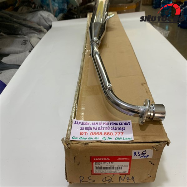 Bô Wave Alpha / RS 100 (2005-2007) không ốp Zin Honda - 18350KTL640