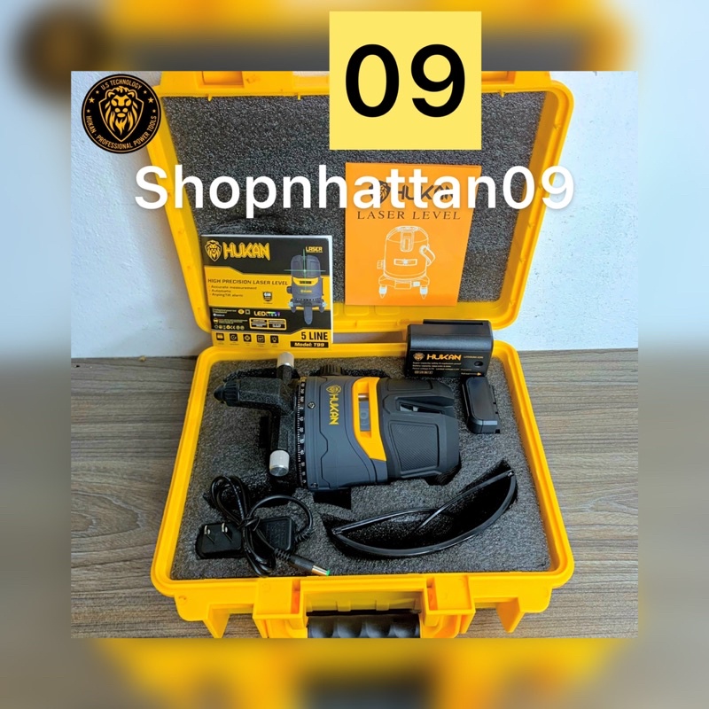 Máy bắn cos, cân bằng laze 5 tia xanh siêu sáng HUKAN HK-T99. Bảo hành 12 tháng chính hãng.