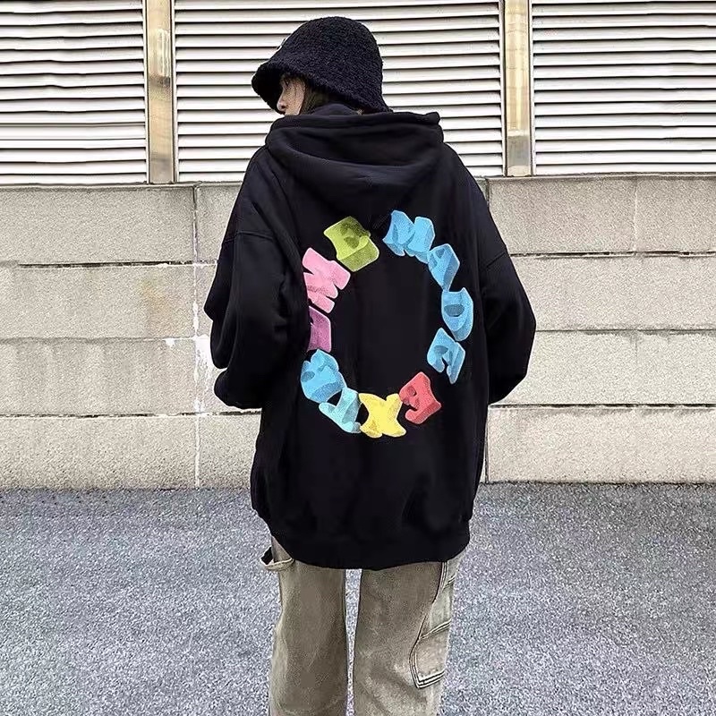 ÁO HOODIE UNISEX MADE ( hình chụp thật )