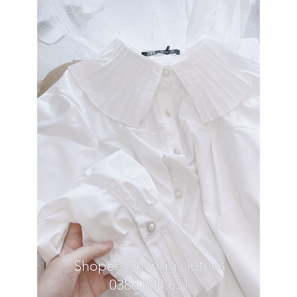 [ÁO KIỂU ] Sơ Mi Nữ Cổ Dập Ly Dáng Tiểu Thư Sang Chảnh | BigBuy360 - bigbuy360.vn