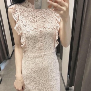 [Ảnh thật + Video] Váy ren ZARA