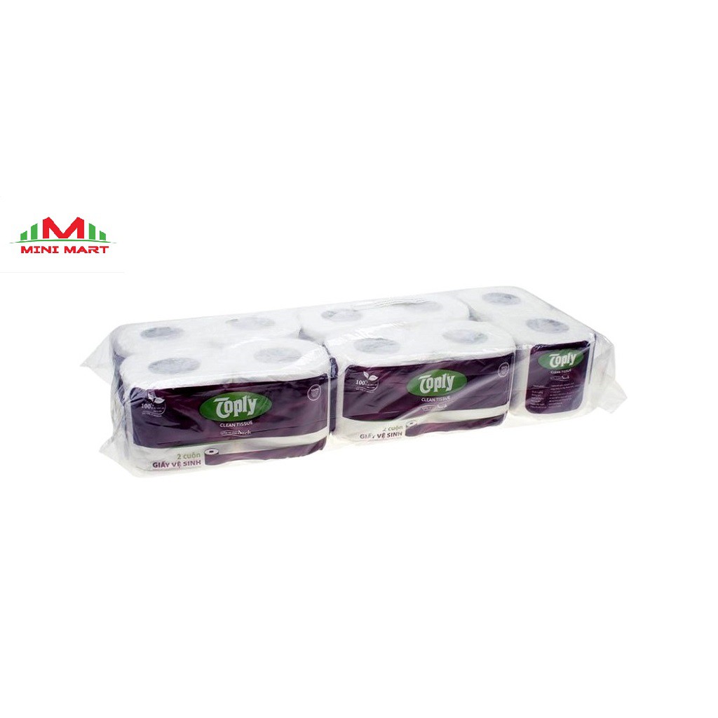 LÔ 10 CUỘN GIẤY VỆ SINH TOPLY