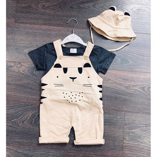 Set yếm kèm mũ H&M hổ xinh cho bé trai