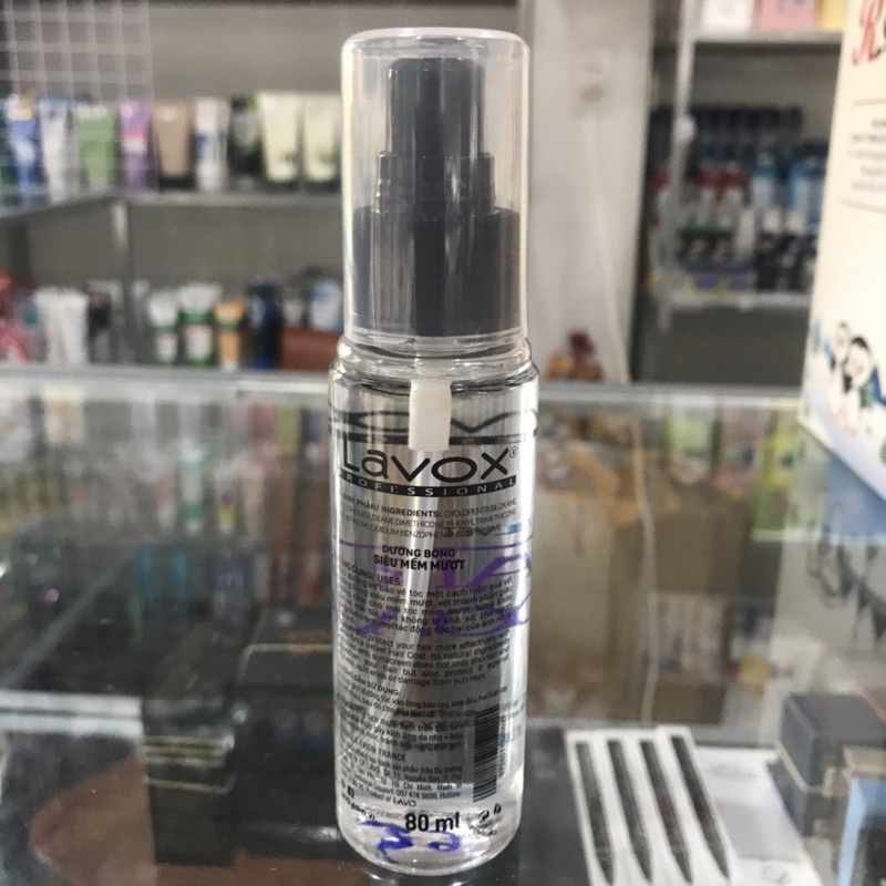 Dầu bóng dưỡng chống rối tóc Lavox tinh dầu Macadamia 80ml