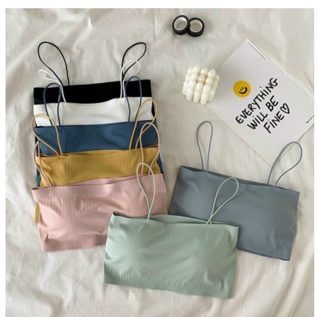 Áo lót bra quây ngực 2 dây su cao cấp đẹp giá rẻ Free Size từ 40 đến 55kg 709