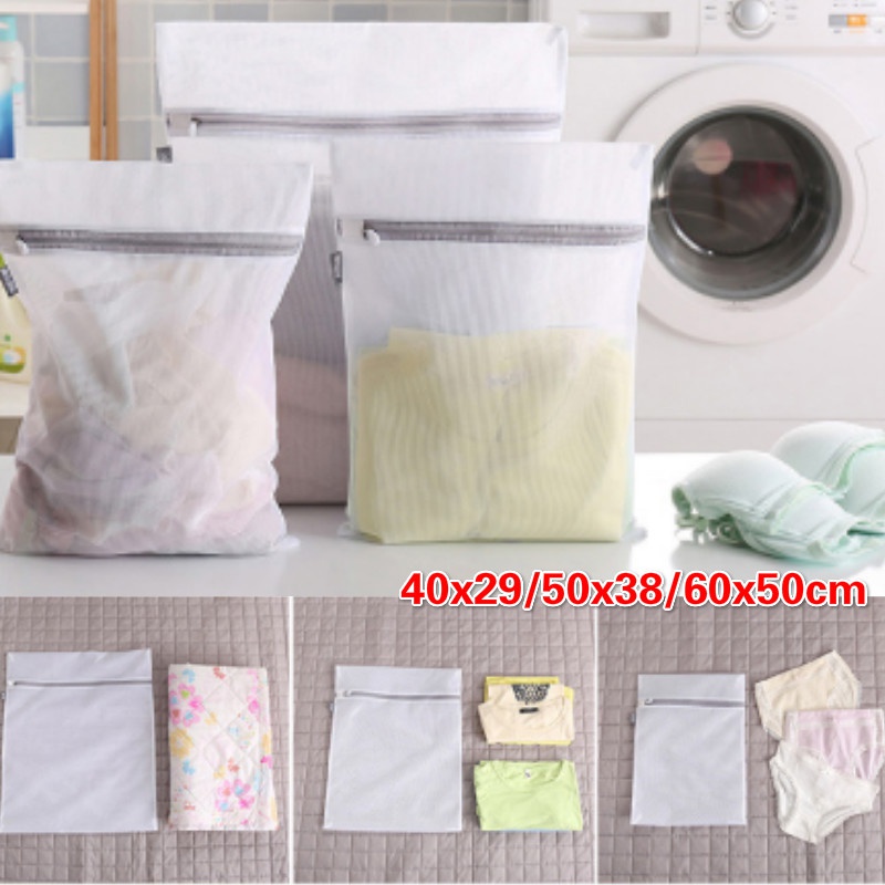 Túi lưới giặt đồ lót có khóa kéo sử dụng tiện lợi