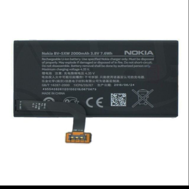 Pin Thay Lumia 1020 BV 5XW 2000mAh xịn - Bảo hành 6 tháng