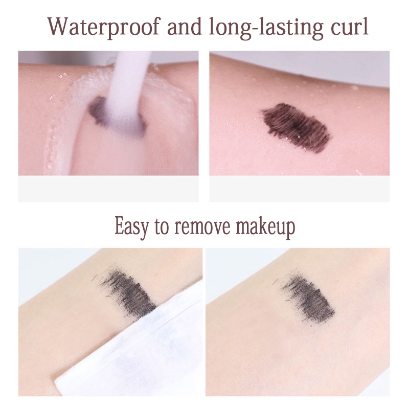 Mascara SUAKE Sợi Tơ 4D Chống Thấm Nước Chuốt Dày / Cong Mi Tự Nhiên