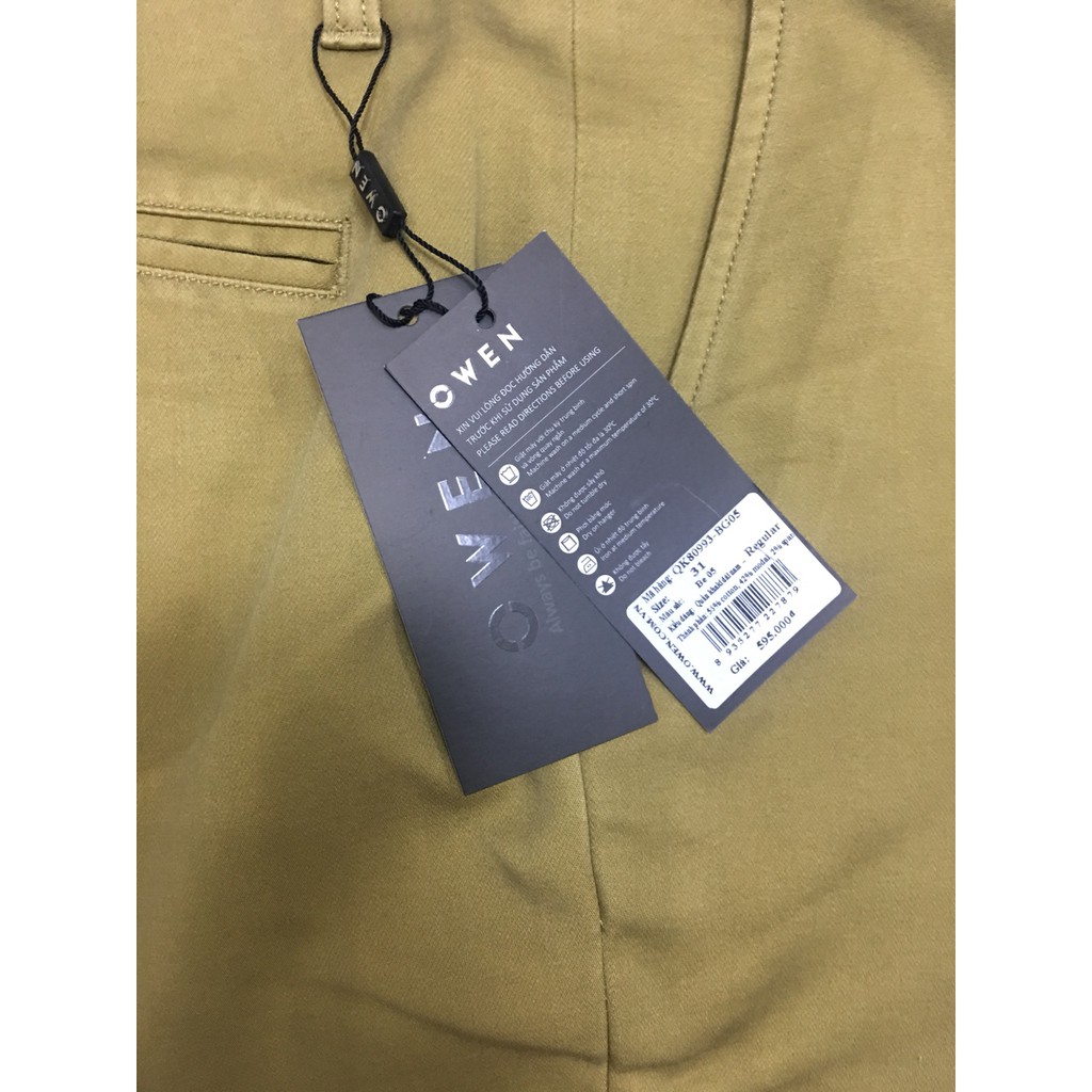 Quần kaki OWEN 80993 ( giá mác 595k)