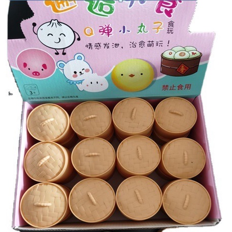 Đồ chơi nắn bóp squishy giảm căng thẳng hình bánh bao dễ thương cho bé loại nhỡ
