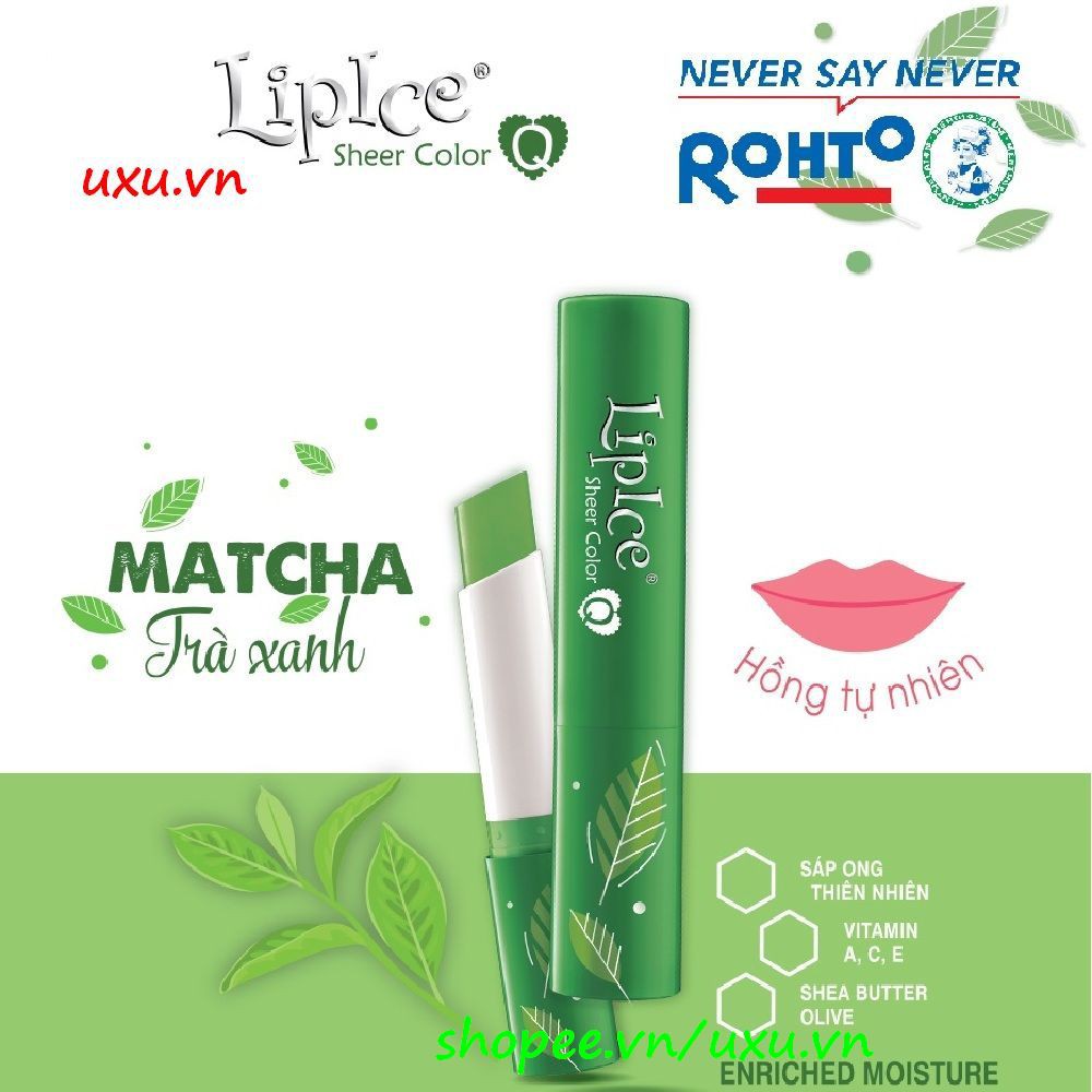 Son Dưỡng Có Màu 2.4G Lipice Sheer Color Q Matcha Hồng Tự Nhiên, Với uxu.vn Tất Cả Là Chính Hãng.